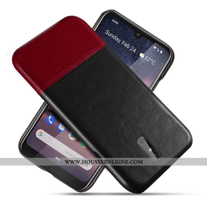 Coque Nokia 3.2 Modèle Fleurie Protection Difficile Créatif Téléphone Portable Personnalité Rouge