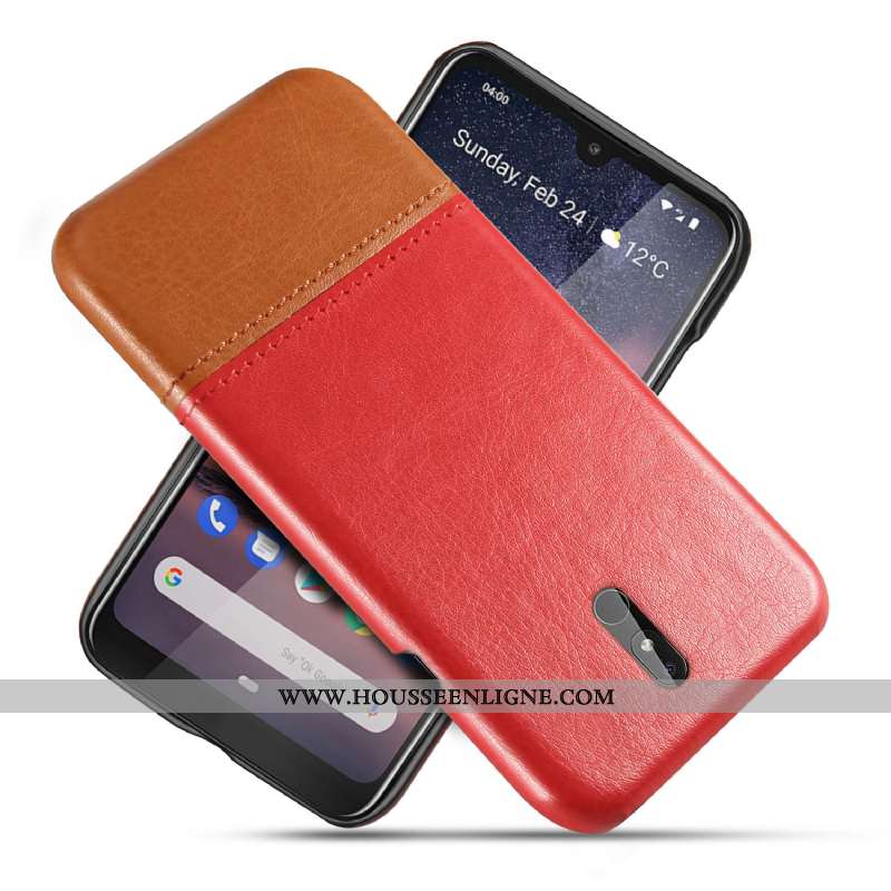 Coque Nokia 3.2 Modèle Fleurie Protection Difficile Créatif Téléphone Portable Personnalité Rouge