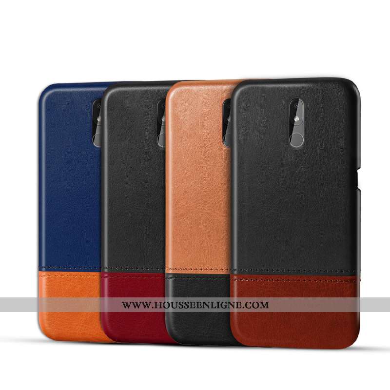 Coque Nokia 3.2 Modèle Fleurie Protection Difficile Créatif Téléphone Portable Personnalité Rouge