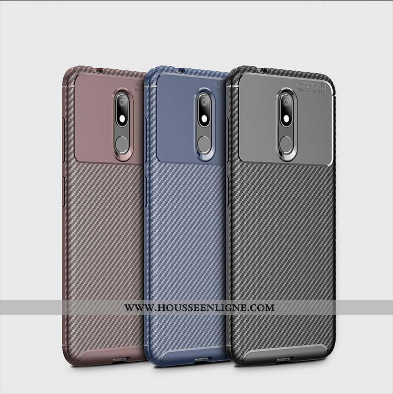 Coque Nokia 3.2 Protection Fluide Doux Ballon Fibre Incassable Simple Silicone Bleu