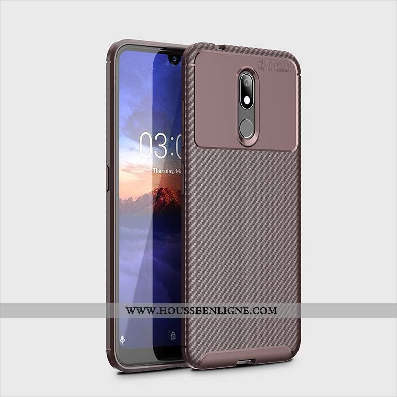 Coque Nokia 3.2 Protection Fluide Doux Ballon Fibre Incassable Simple Silicone Bleu