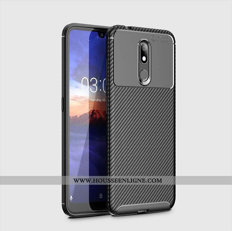 Coque Nokia 3.2 Protection Fluide Doux Ballon Fibre Incassable Simple Silicone Bleu