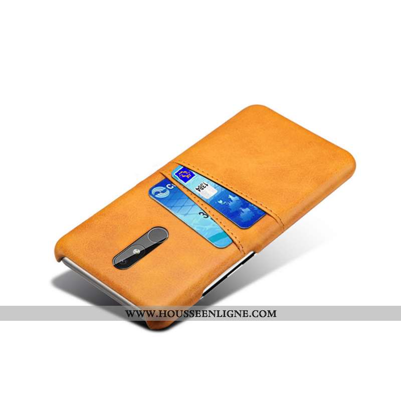 Coque Nokia 3.2 Vintage Cuir Qualité Business Incassable Téléphone Portable Rouge