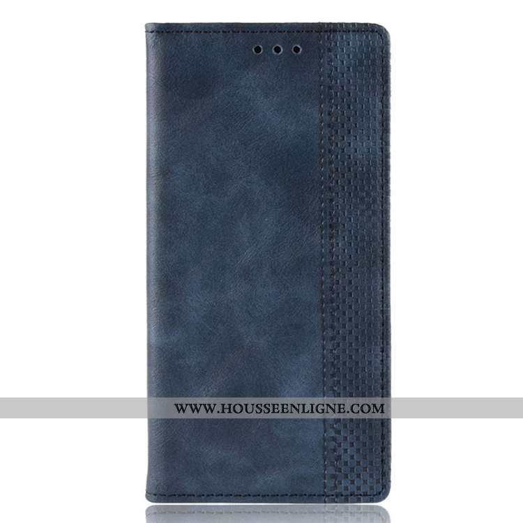 Coque Nokia 4.2 Cuir Téléphone Portable Étui Magnétisme Carte Bleu