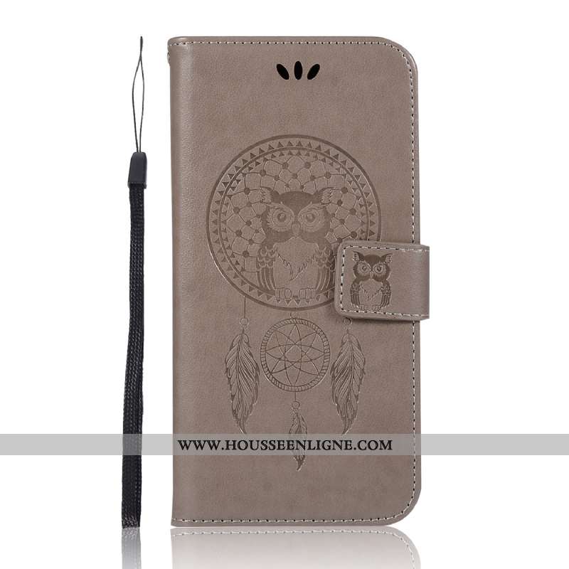 Coque Nokia 5.1 Imprimé Portefeuille Modèle Fleurie Carte Cuir Vert Étui Verte