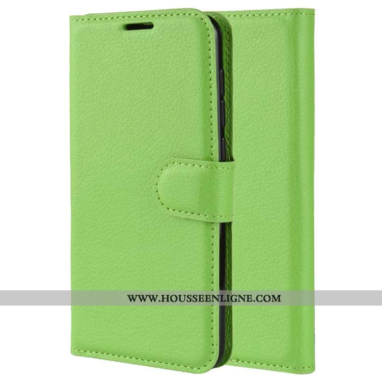 Coque Nokia 5.3 Cuir Délavé En Daim Antidérapant Carte Clamshell Incassable Verte