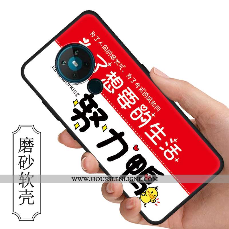Coque Nokia 5.3 Dessin Animé Vintage Silicone Téléphone Portable Net Rouge Multicolore Tendance Colo