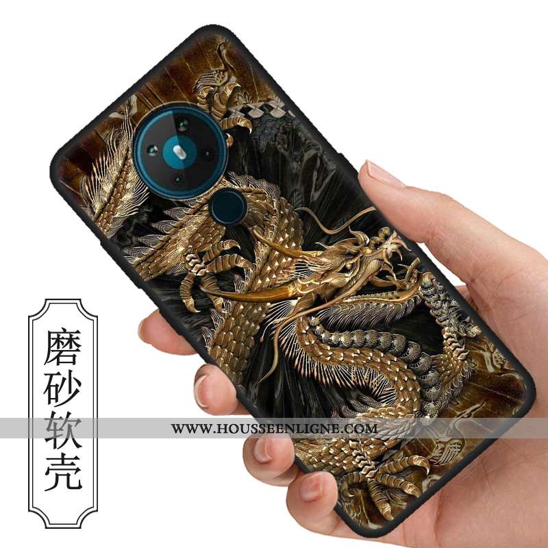 Coque Nokia 5.3 Dessin Animé Vintage Silicone Téléphone Portable Net Rouge Multicolore Tendance Colo