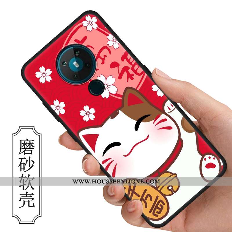 Coque Nokia 5.3 Dessin Animé Vintage Silicone Téléphone Portable Net Rouge Multicolore Tendance Colo