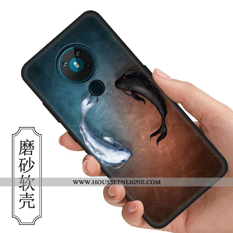Coque Nokia 5.3 Dessin Animé Vintage Silicone Téléphone Portable Net Rouge Multicolore Tendance Colo