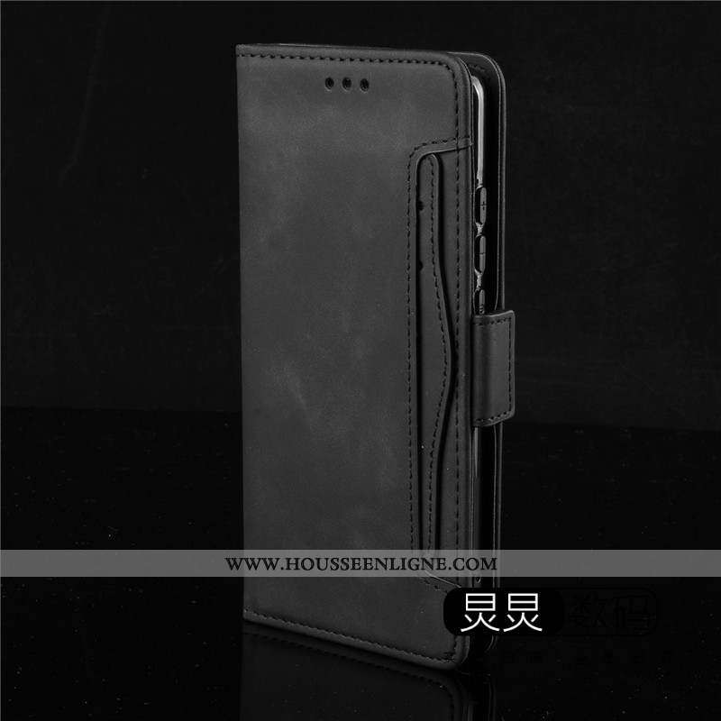 Coque Nokia 5.3 Protection Cuir Carte Clamshell Téléphone Portable Bleu Marin Bleu Foncé