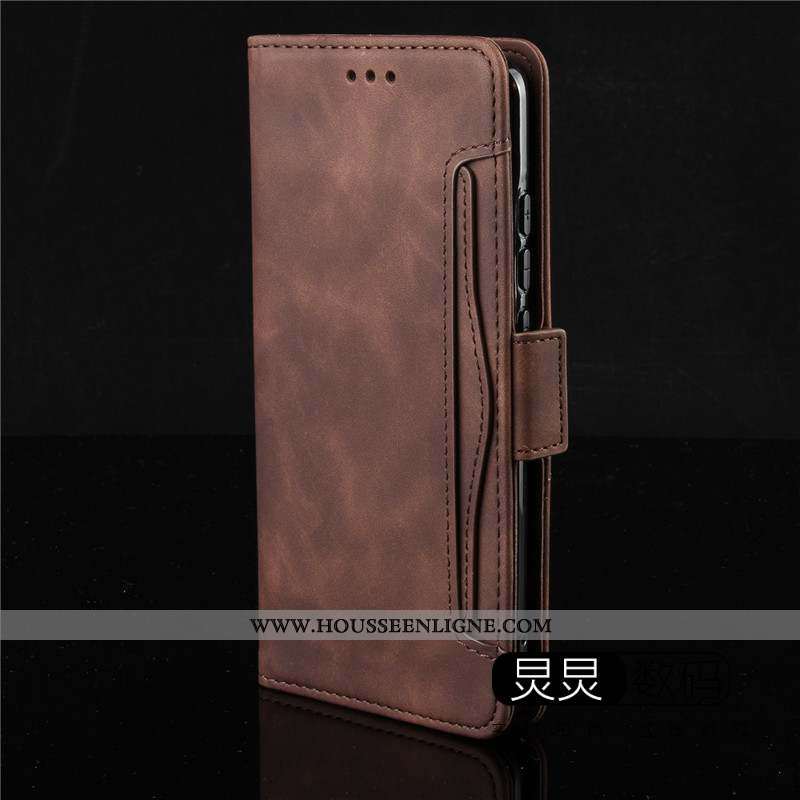 Coque Nokia 5.3 Protection Cuir Carte Clamshell Téléphone Portable Bleu Marin Bleu Foncé