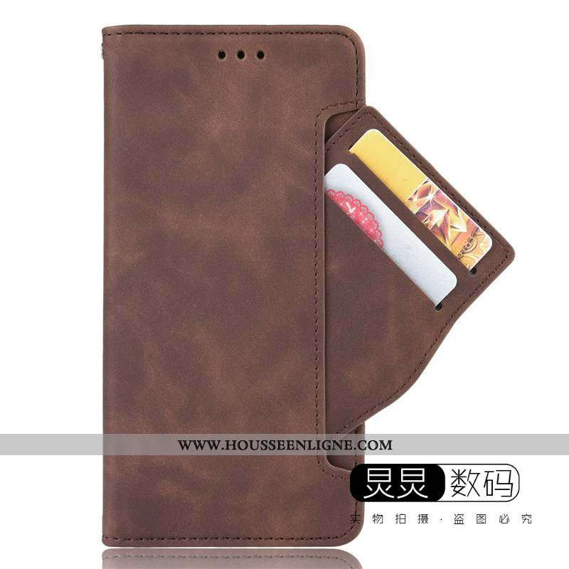 Coque Nokia 5.3 Protection Cuir Carte Clamshell Téléphone Portable Bleu Marin Bleu Foncé