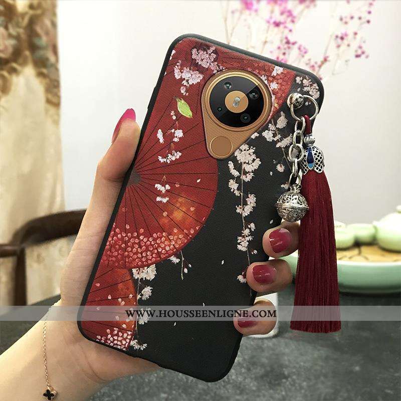 Coque Nokia 5.3 Vintage Silicone Nouveau Étui Protection Vert Verte