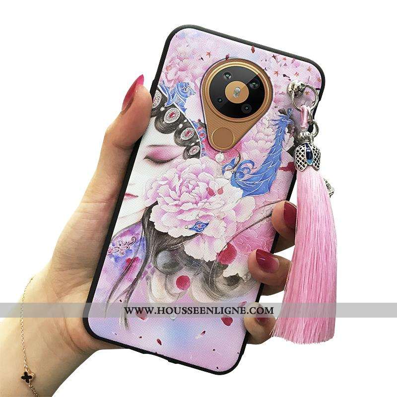 Coque Nokia 5.3 Vintage Silicone Nouveau Étui Protection Vert Verte
