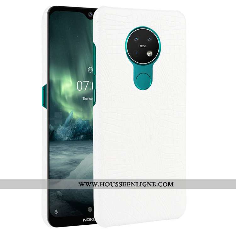 Coque Nokia 6.2 Modèle Fleurie Protection Noir Difficile Étui Téléphone Portable