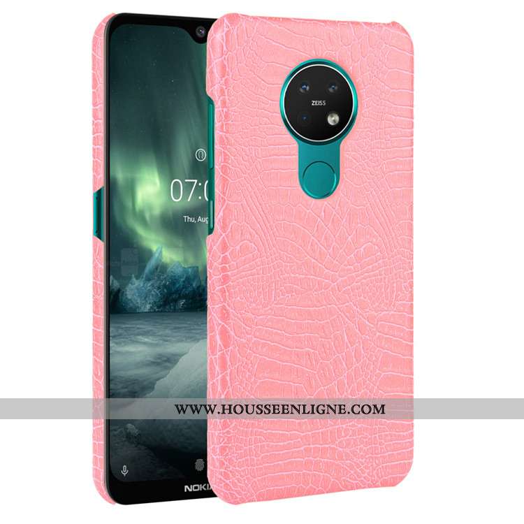 Coque Nokia 6.2 Modèle Fleurie Protection Noir Difficile Étui Téléphone Portable