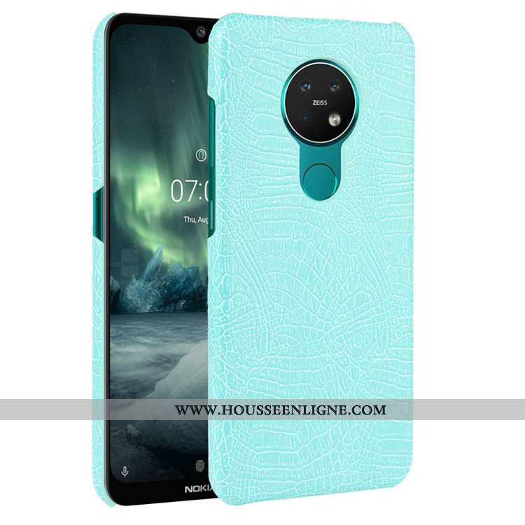 Coque Nokia 6.2 Modèle Fleurie Protection Noir Difficile Étui Téléphone Portable