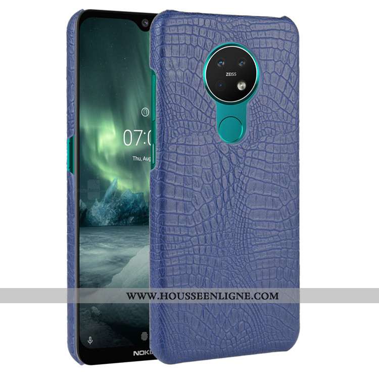 Coque Nokia 6.2 Modèle Fleurie Protection Noir Difficile Étui Téléphone Portable
