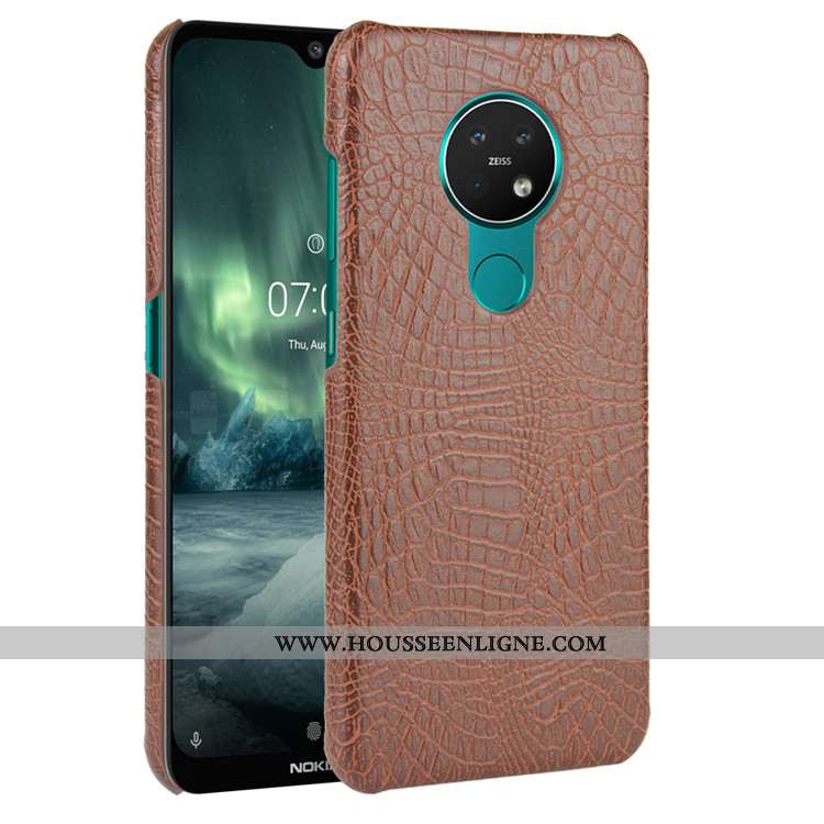 Coque Nokia 6.2 Modèle Fleurie Protection Noir Difficile Étui Téléphone Portable