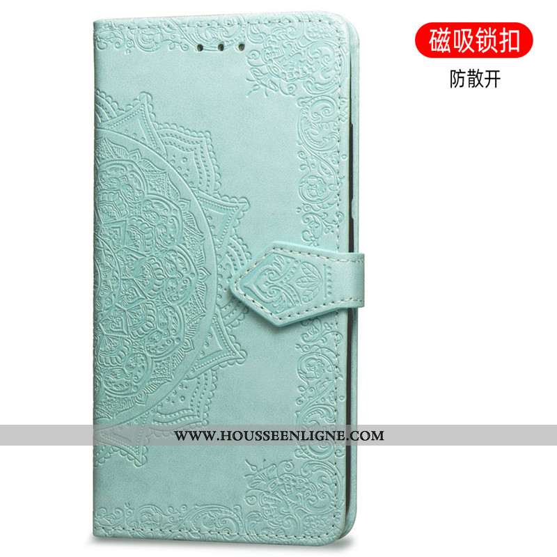 Coque Nokia 6.2 Protection Ornements Suspendus Étui En Relief Vert Gaufrage Verte