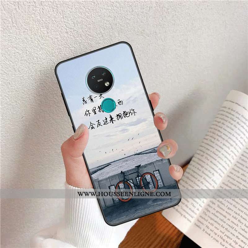 Coque Nokia 6.2 Protection Personnalité Incassable Silicone Mode Amoureux Frais Rose