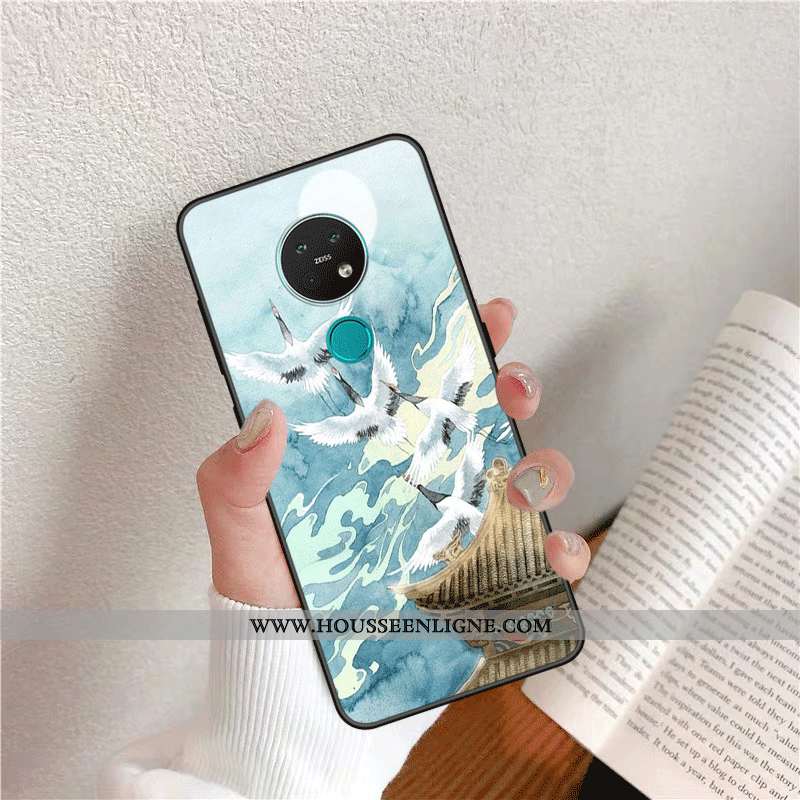 Coque Nokia 6.2 Protection Personnalité Incassable Silicone Mode Amoureux Frais Rose