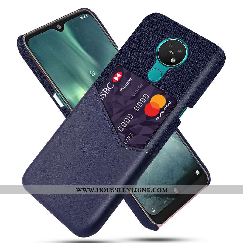 Coque Nokia 6.2 Protection Ultra Qualité Difficile Carte Étui Rouge
