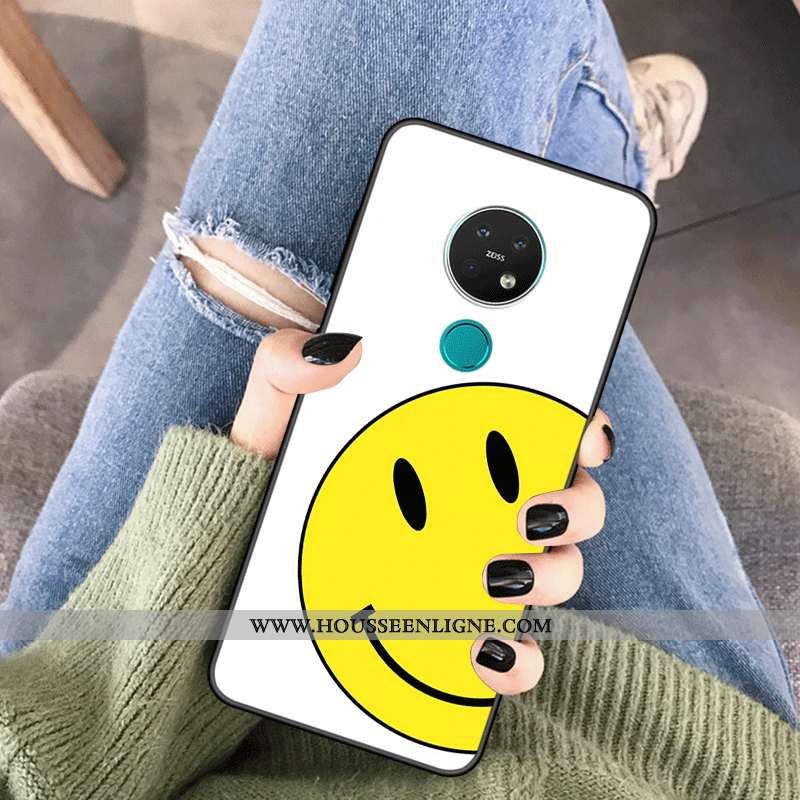 Coque Nokia 6.2 Silicone Protection Personnalité Personnalisé Amoureux Tendance Blanche