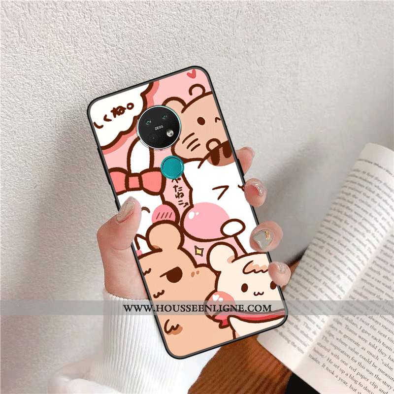 Coque Nokia 6.2 Silicone Protection Personnalité Personnalisé Amoureux Tendance Blanche