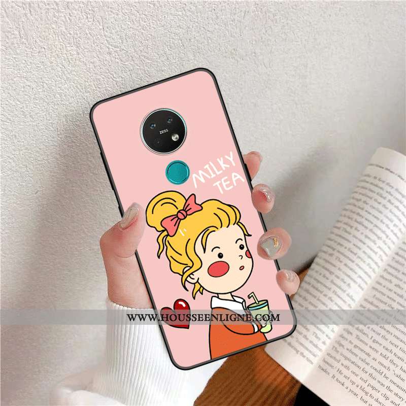 Coque Nokia 6.2 Silicone Protection Personnalité Personnalisé Amoureux Tendance Blanche