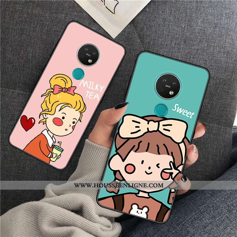 Coque Nokia 6.2 Silicone Protection Personnalité Personnalisé Amoureux Tendance Blanche