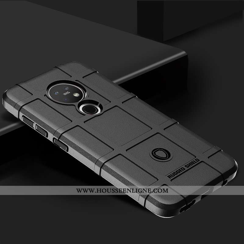 Coque Nokia 6.2 Silicone Protection Étui Tendance Antidérapant Nouveau Fluide Doux Noir