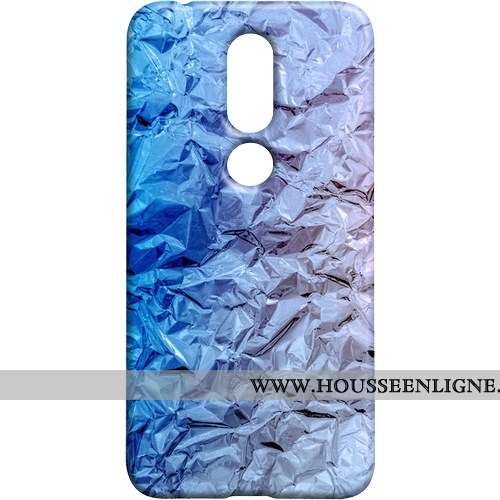 Coque Nokia 7.1 Délavé En Daim Vintage Étui Téléphone Portable Métal Difficile Marron
