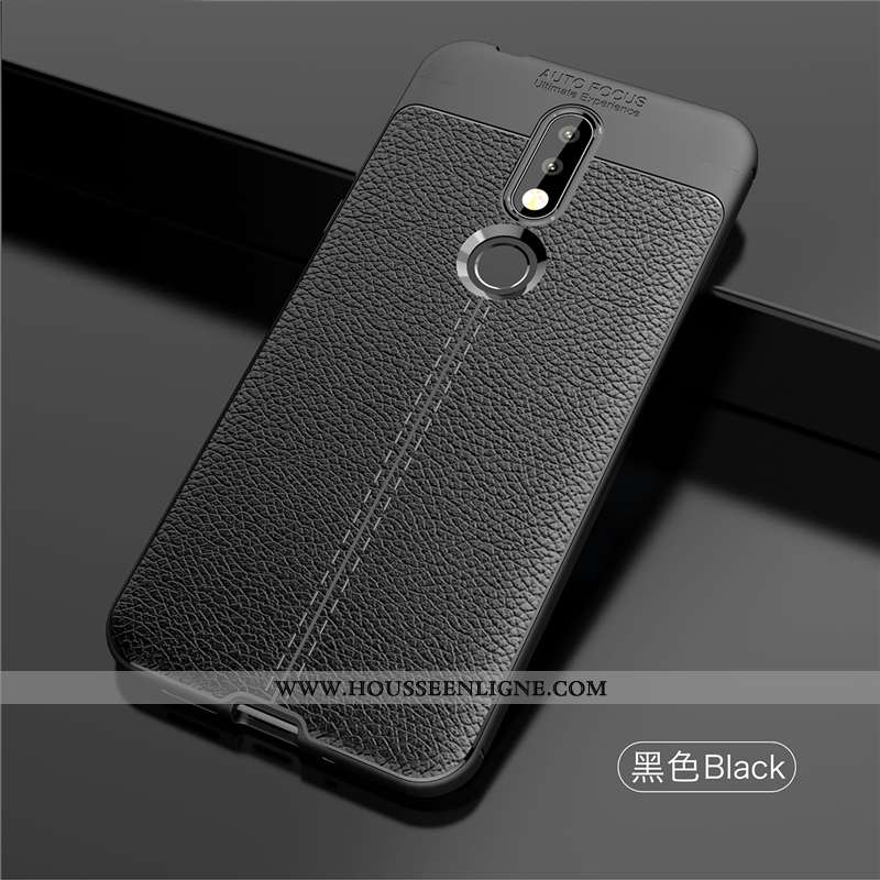 Coque Nokia 7.1 Fluide Doux Silicone Nouveau Tendance Téléphone Portable Incassable Étoile Gris