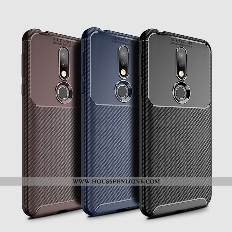 Coque Nokia 7.1 Fluide Doux Silicone Téléphone Portable Délavé En Daim Respirant Nouveau Légères Mar