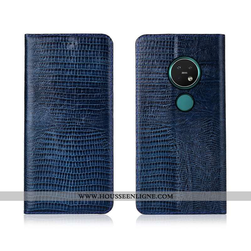 Coque Nokia 7.2 Silicone Protection Étui Téléphone Portable Incassable Cuir Tout Compris Marron