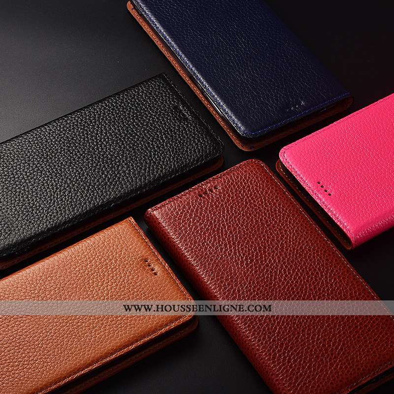 Coque Nokia 7 Plus Protection Cuir Véritable Marron Tout Compris Cuir Fluide Doux Nouveau