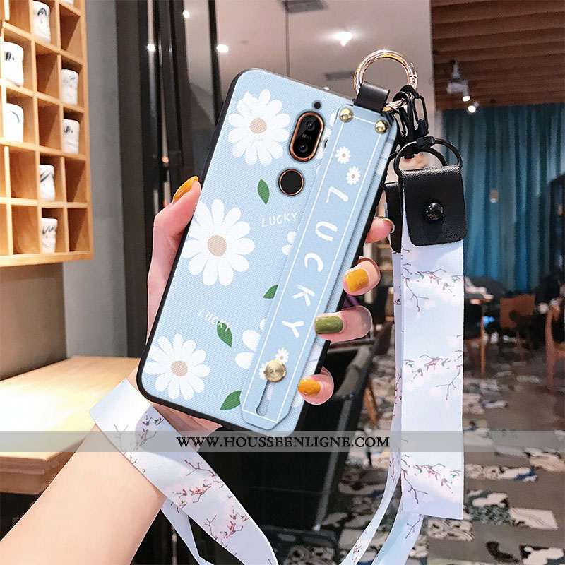 Coque Nokia 7 Plus Protection Ornements Suspendus Tout Compris Vert Téléphone Portable Incassable Ve