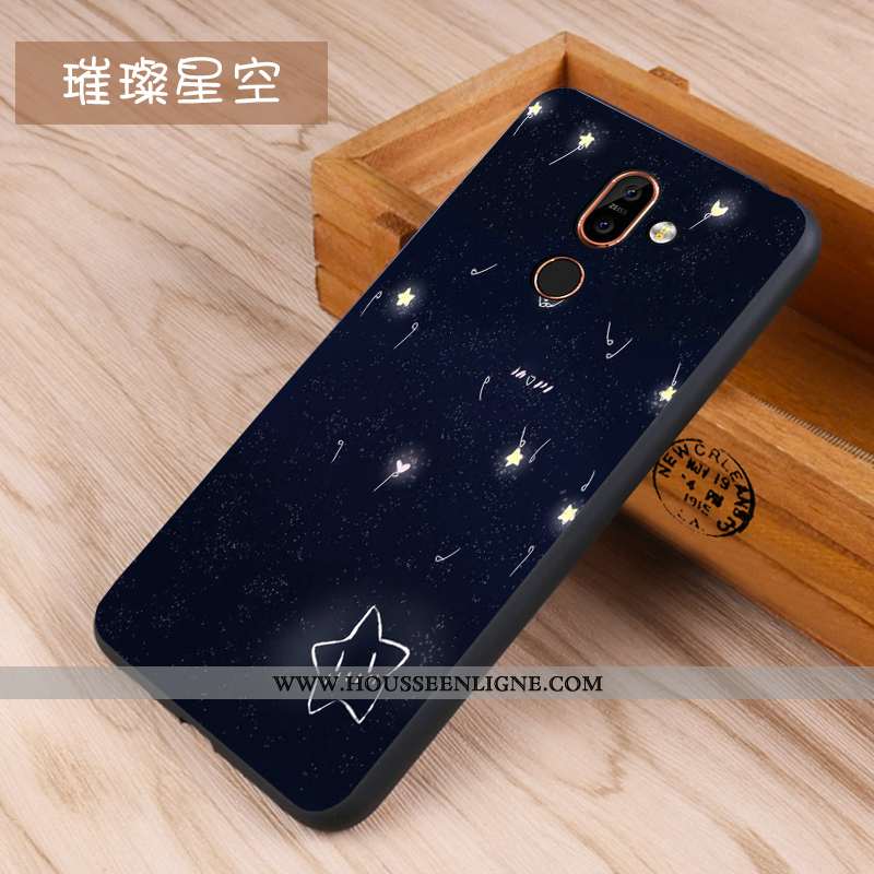 Coque Nokia 7 Plus Silicone Protection Incassable Étui Noir Tout Compris