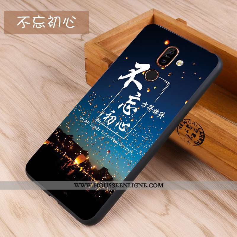Coque Nokia 7 Plus Silicone Protection Incassable Étui Noir Tout Compris