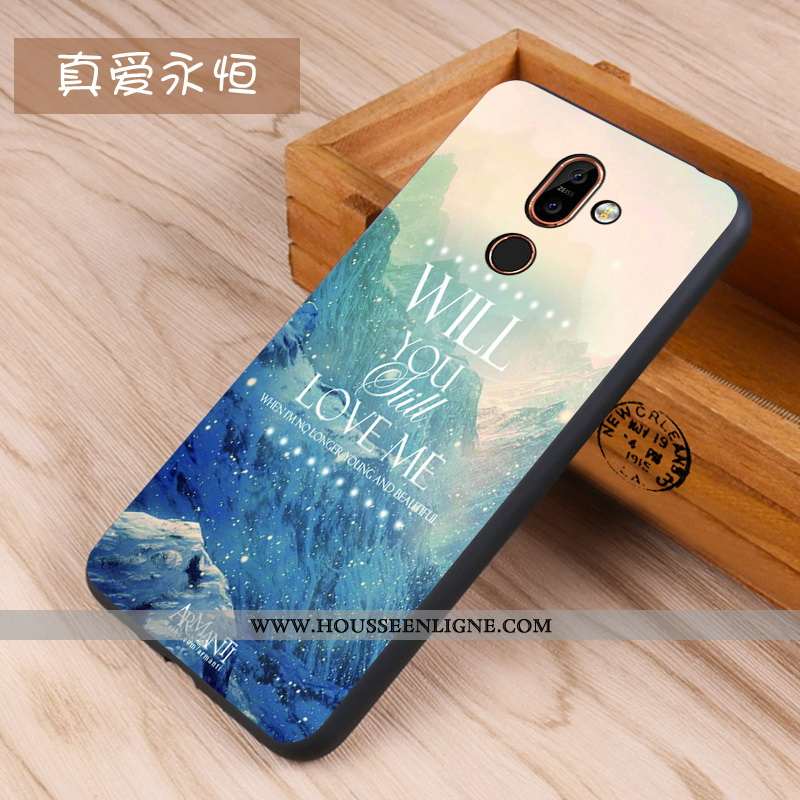 Coque Nokia 7 Plus Silicone Protection Incassable Étui Noir Tout Compris