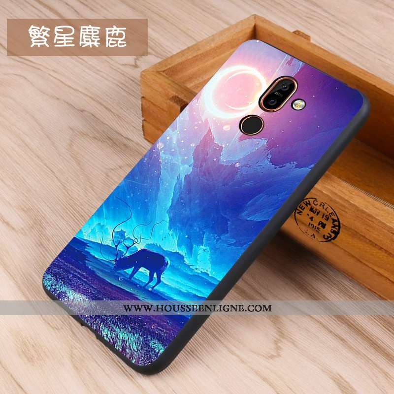 Coque Nokia 7 Plus Silicone Protection Incassable Étui Noir Tout Compris