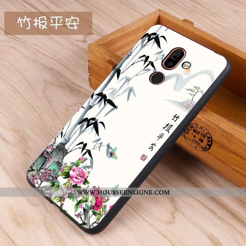 Coque Nokia 7 Plus Silicone Protection Incassable Étui Noir Tout Compris