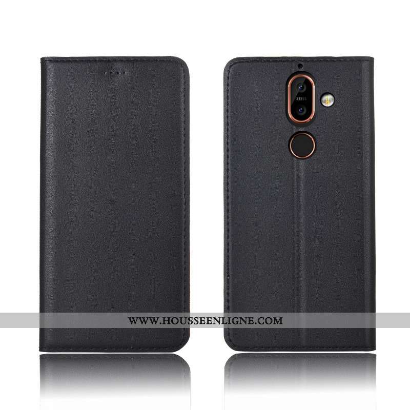 Coque Nokia 7 Plus Silicone Protection Étui Nouveau Fluide Doux Incassable Marron