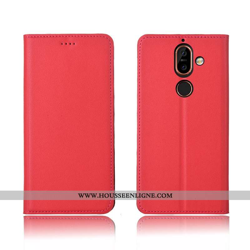 Coque Nokia 7 Plus Silicone Protection Étui Nouveau Fluide Doux Incassable Marron