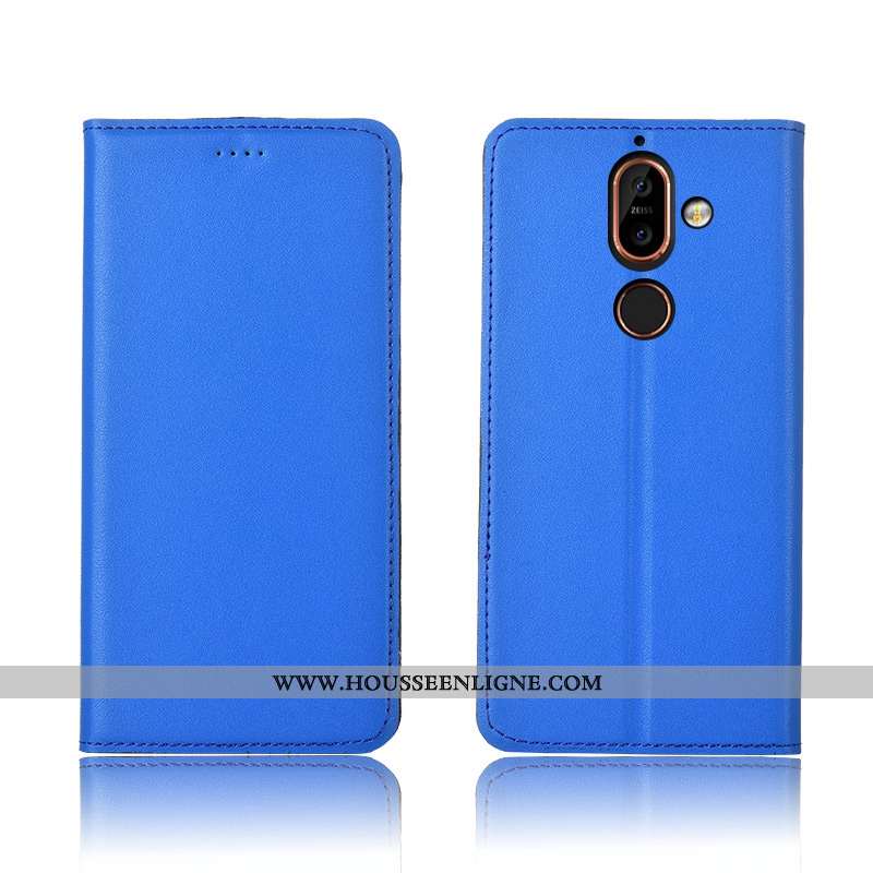 Coque Nokia 7 Plus Silicone Protection Étui Nouveau Fluide Doux Incassable Marron