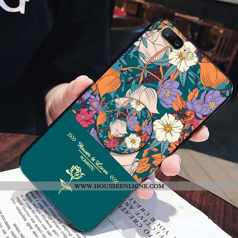 Coque Oneplus 5 Personnalité Créatif Étui Support Simple Incassable Verte
