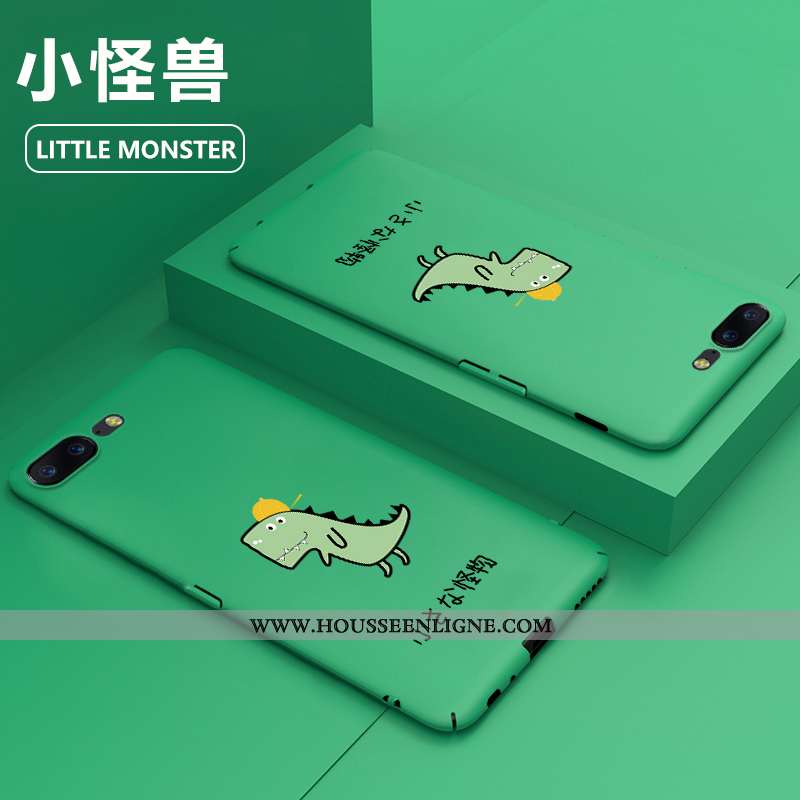 Coque Oneplus 5 Protection Délavé En Daim Dessin Animé Difficile Incassable Net Rouge Bleu