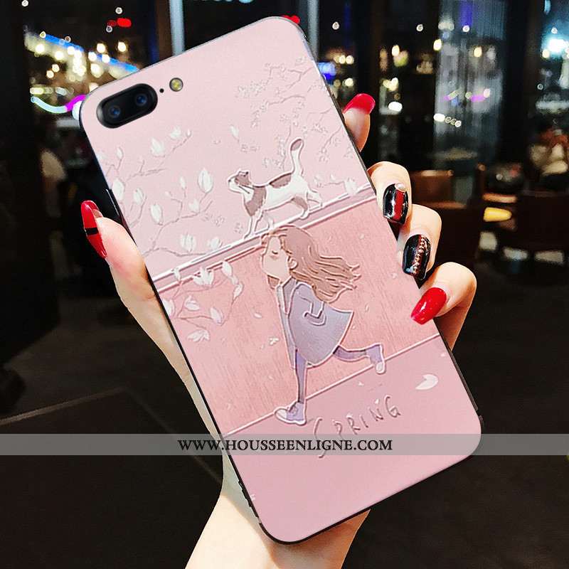 Coque Oneplus 5 Protection Fluide Doux Étui Téléphone Portable Tout Compris Rose